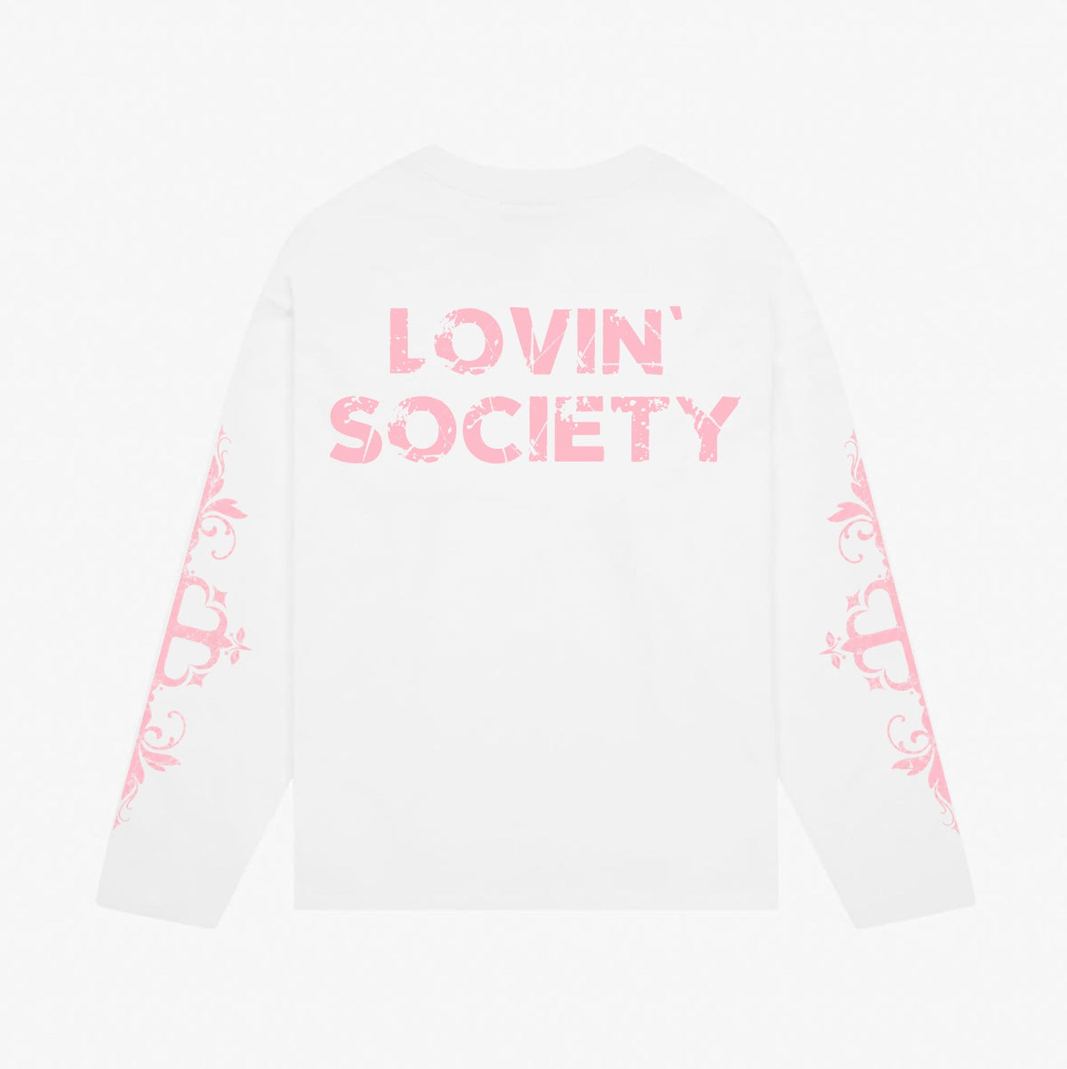 LVN LONGSLEEVE WHITE & PINK